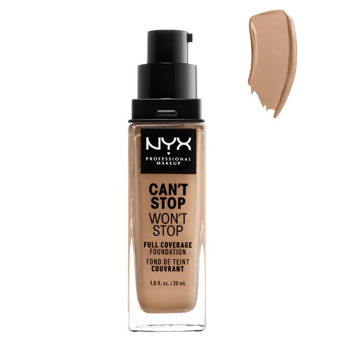 

Nyx Can t Stop Won t StopFull Coverage Foundation Classic Tan 30 мл