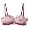 Underwear Women's Small Breasts Gather Peach Cup Seamless Bra Comfortable, Breathable and Sexy Anti-drop Breast Bra