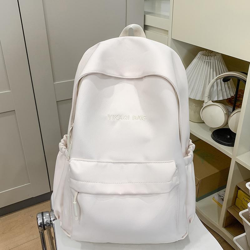 New Elementary School Student Schoolbag for Girls Junior High School Students with High Looks Letter Backpack