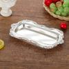 Vintage Jewelry Tray Multifunctional Exquisite Metal Decorative Tray for Dessert Fruit Snacks