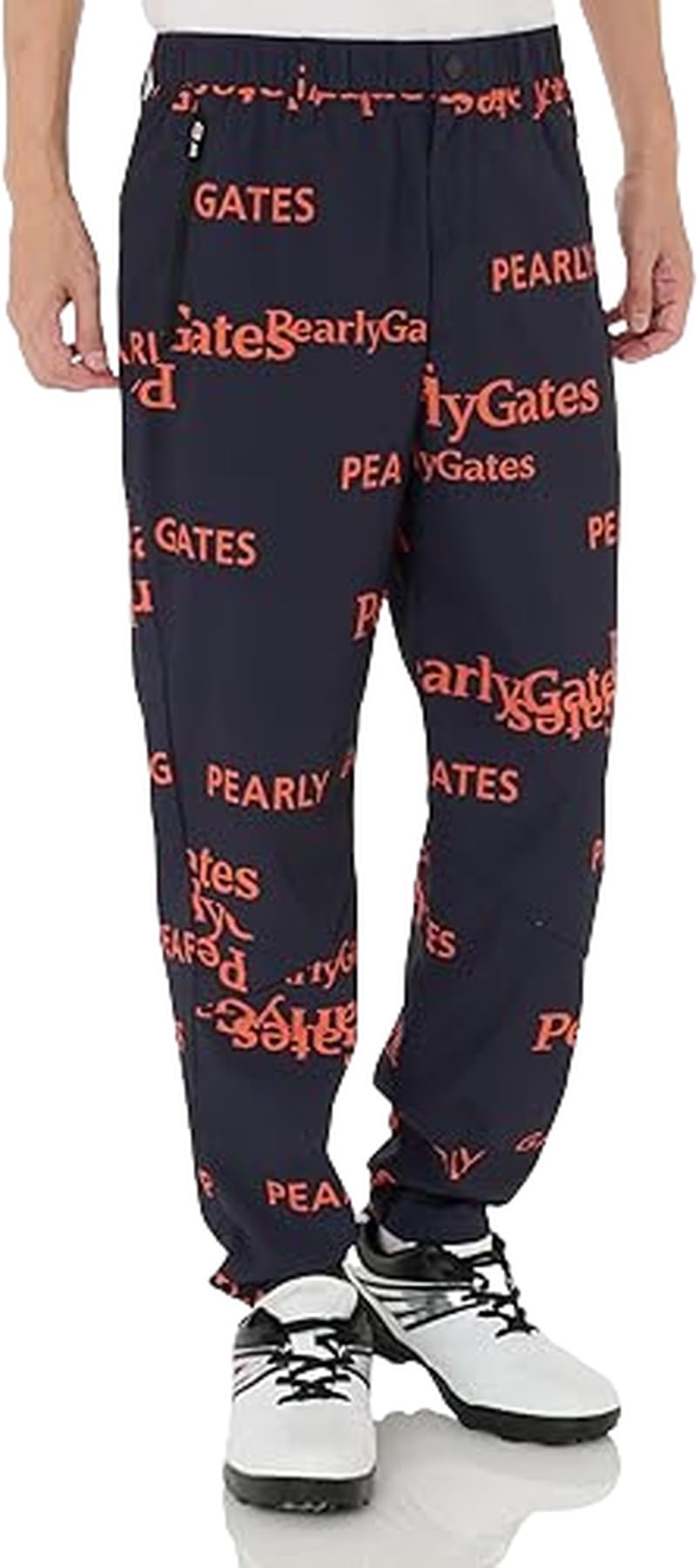 

Water Repellent Long Pants Logo Golf Navy Base 4 [Pearly Gates] Men s (Stretchy/Serif Pattern) / / 053-4231901 121_Dark [M]