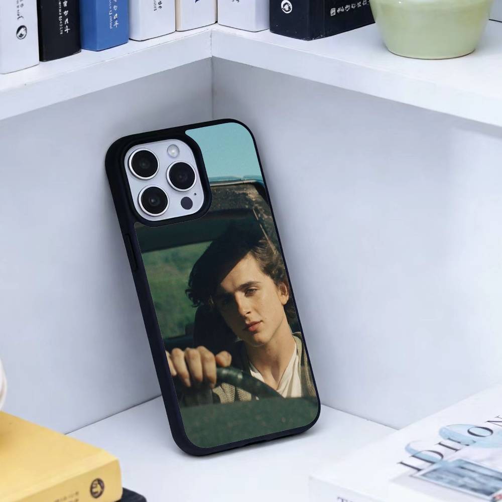 

Чехол для телефона J-Timothee Chalamet для iPhone 17, 16, 15, 14, 13 Plus, Pro Max, магнитный, для беспроводной зарядки Magsafe iPhone11