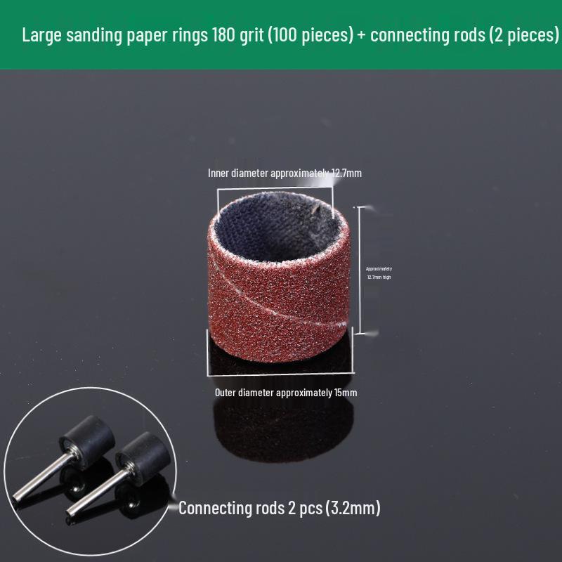 Electric Grinder Sanding Ring & Polishing Tool for Metal, Wood, and Rust Removal