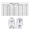 Real Madrid Ronaldo Long Sleeve Kids Soccer Jersey Sports Equipment White Youth
