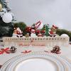 1PC Wooden Ornaments Countdown Gifts Christmas Festival Mobile Practical Painted Decorations Calendar
