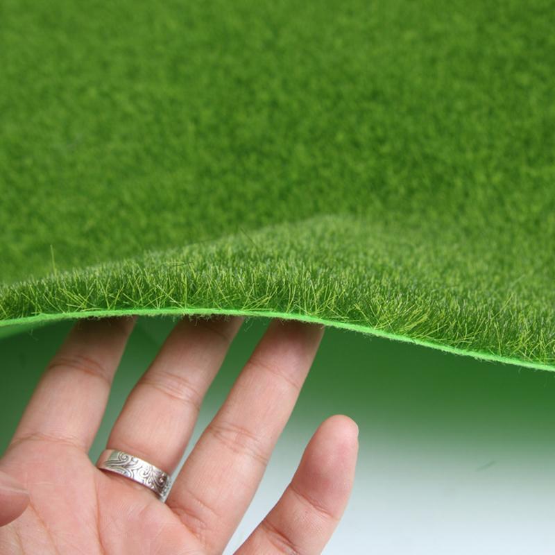 Artificial Grass Lawn Green Fake Plants For Garden Decor Building Model Supplies