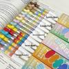 Blaues Obst D4001 Bunter Klick-Gelstift mit Perlen - Schnelltrocknender Unterschriftenstift für Schüler & Bürogebrauch