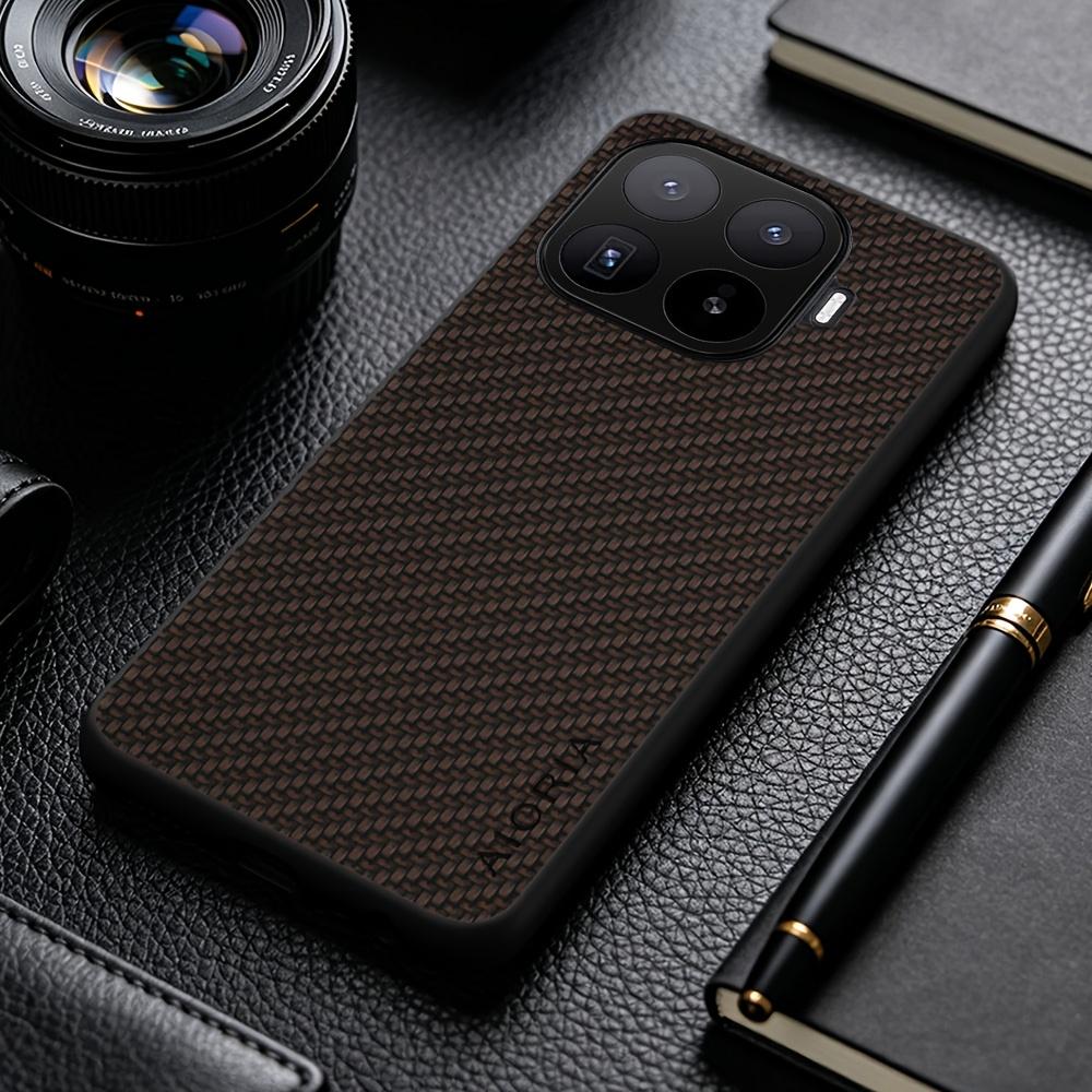 Phone Case: New Stylish Business Casual Phone Case for Xiaomi 17T Pro 17 Pro Max Ultra Faux Carbon Fiber Synthetic Leather Phone Cover