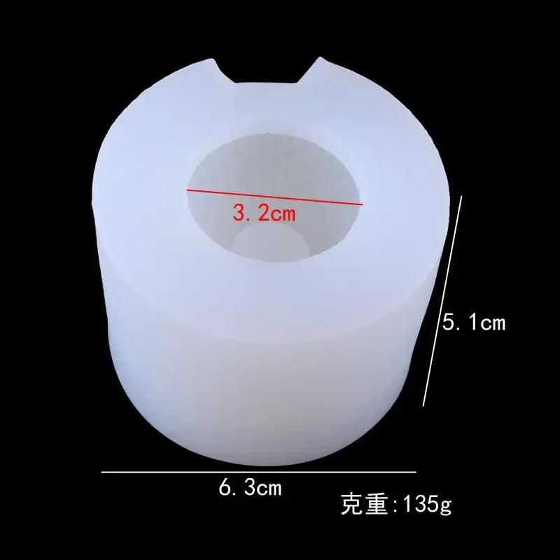 Creative New 3D Vase Crystal Mold DIY Car Scented Plaster Decoration Decorations Decoration Handmade Cake Decorations Mold