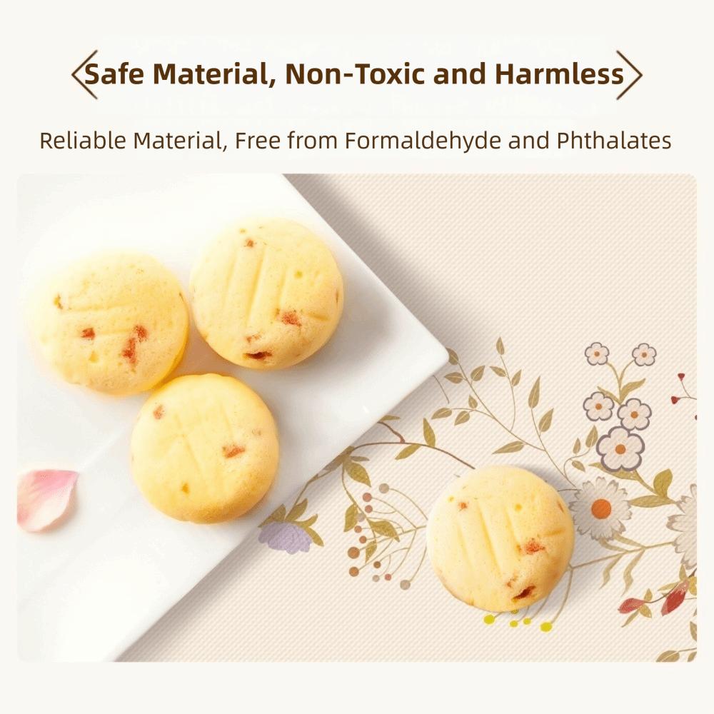 Beautiful PVC Tablecloths Oil-proof Spill Proof Table Cover Thickened Advanced Table Cloth for Kitchen Dining Table