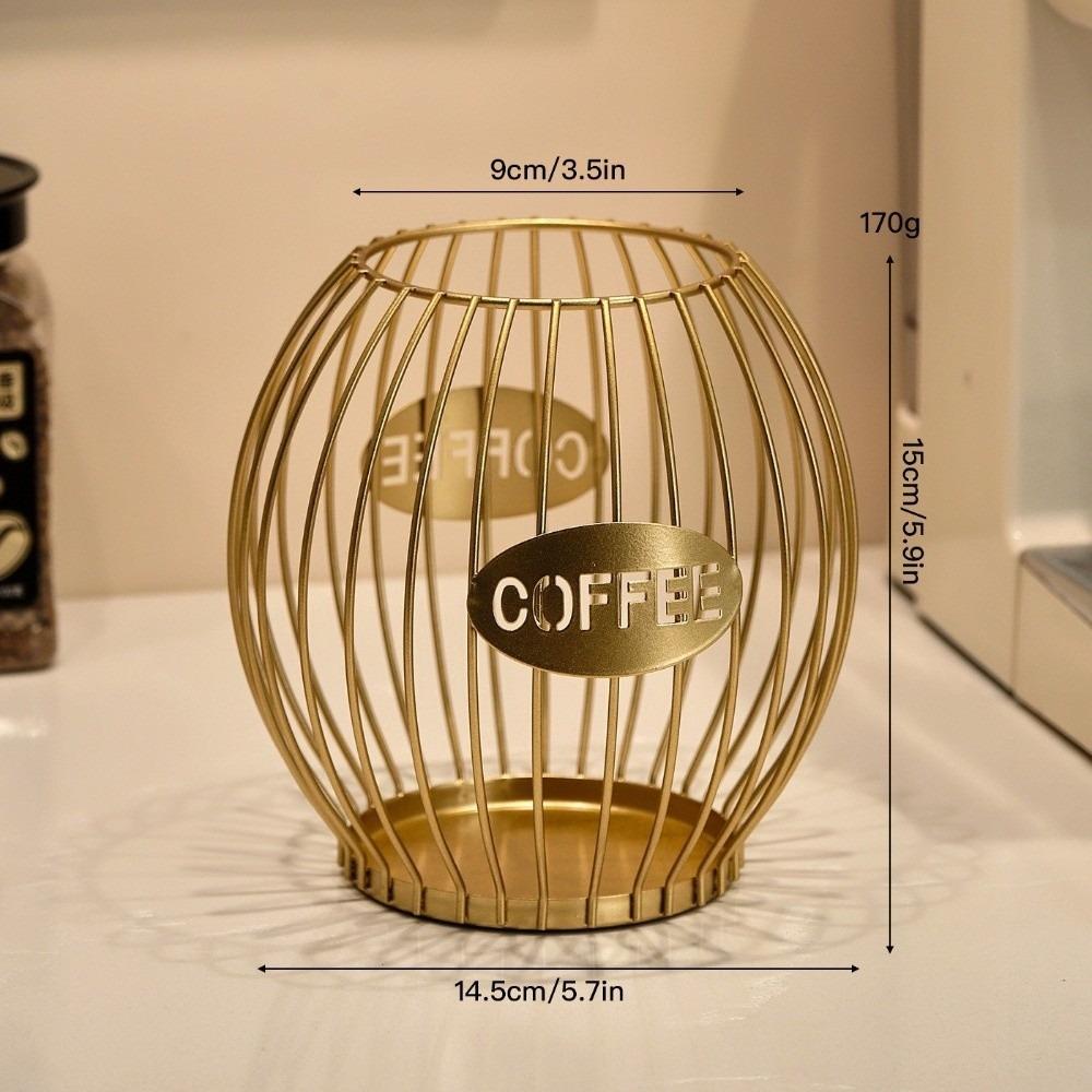 Large Capacity Coffee Pod Holder Coffee Pod Home Decoration Coffee Capsule Holder Storage Cup Coffee Creamer Container Gifts