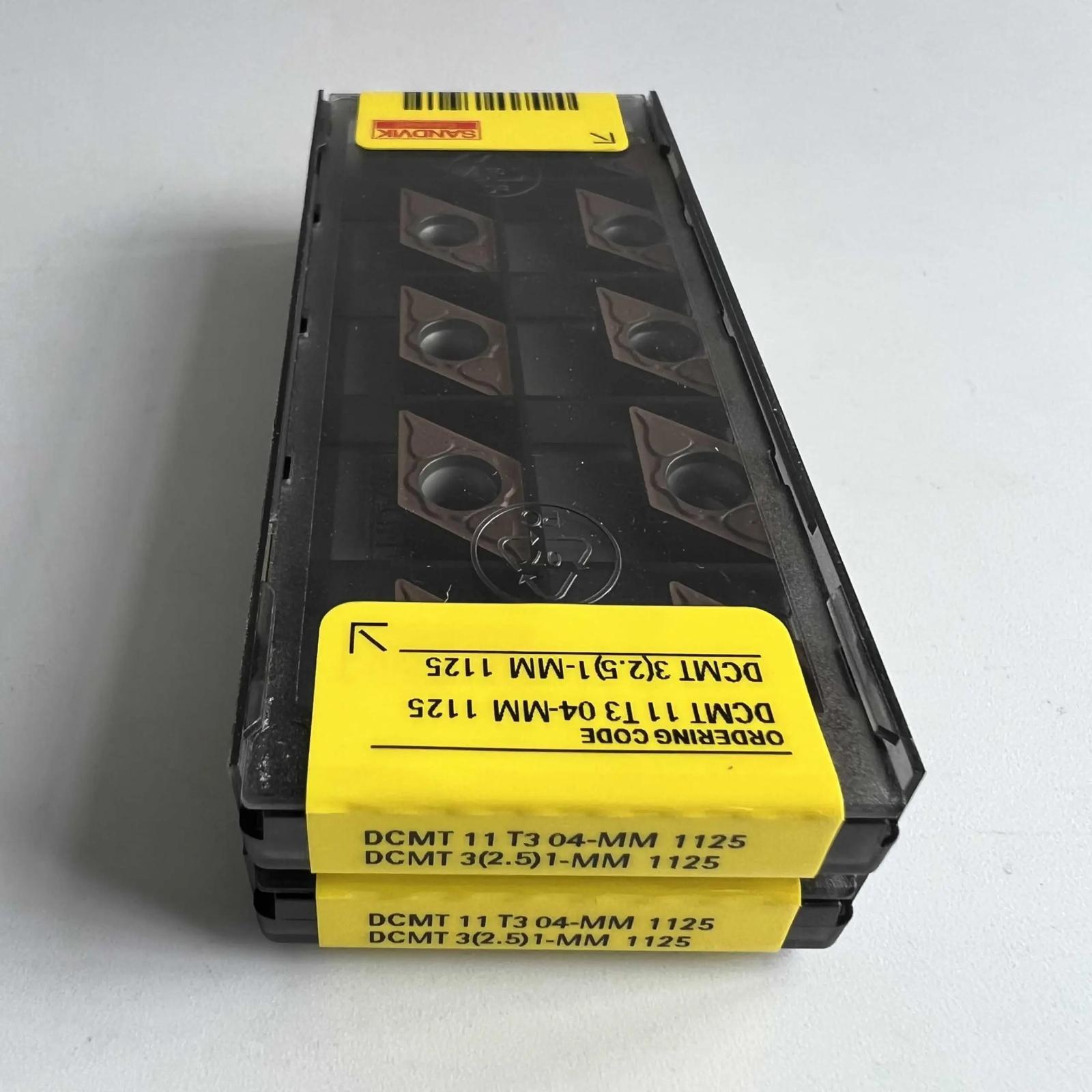 

Оригінальна Sandvik / DCMT11T304-MM 1125 / Карбідна пластина для токарного верстата з ЧПУ 10 шт.