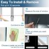 100 Blackout Darkest House Blackout Glass Privacy Film Tint Anti Look Cover Glass Window Cloth Car Decals Lamp Block Sticke