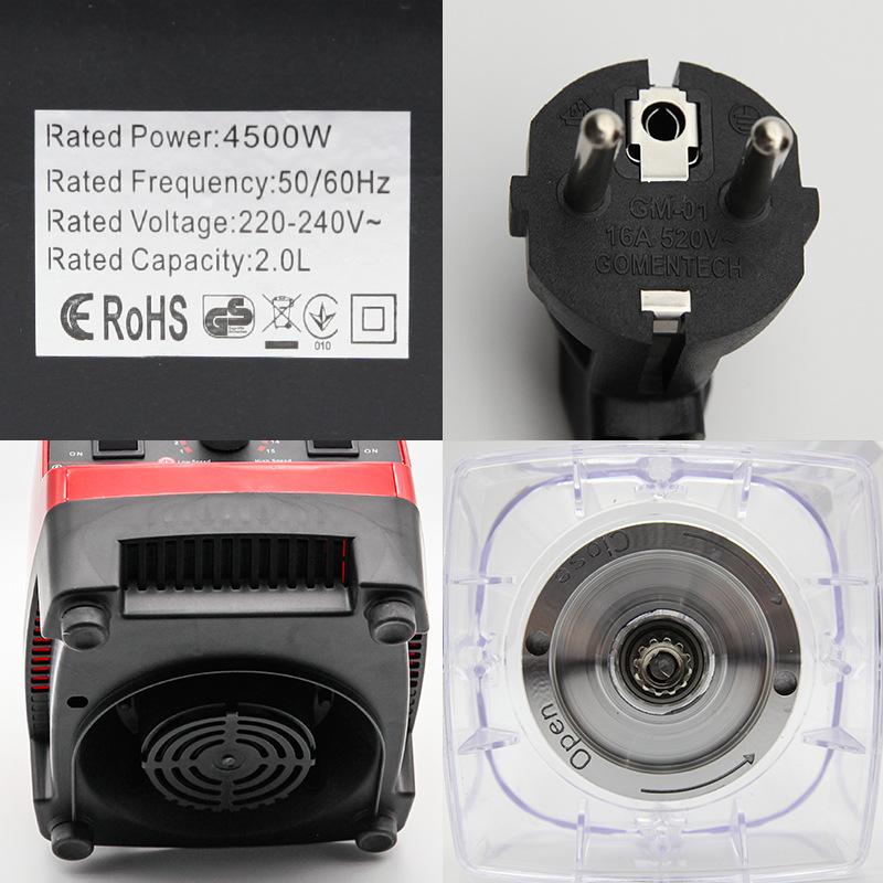 

Myriver 2023 Лидер продаж 3000 Вт 4500 Вт Многофункциональные коммерческие блендеры для смешивания гладких коммерческих продуктов питания