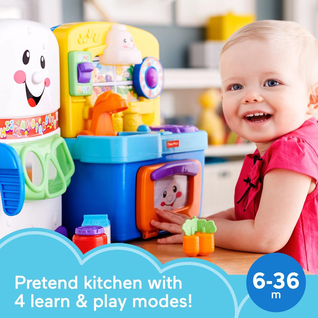 Fisher Price Learning Kitchen BMG83 [6-36 Months] [Educational/English/Foreign Language]
