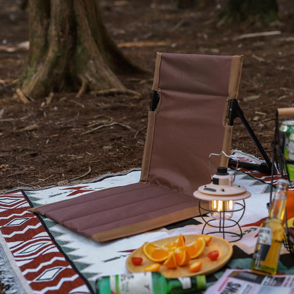 Scaun de camping pliabil Parc de grădină în aer liber Scaun unic leneș Pernă pentru spătar Picnic Camping Scaun cu spătar pliabil Scaune de plajă