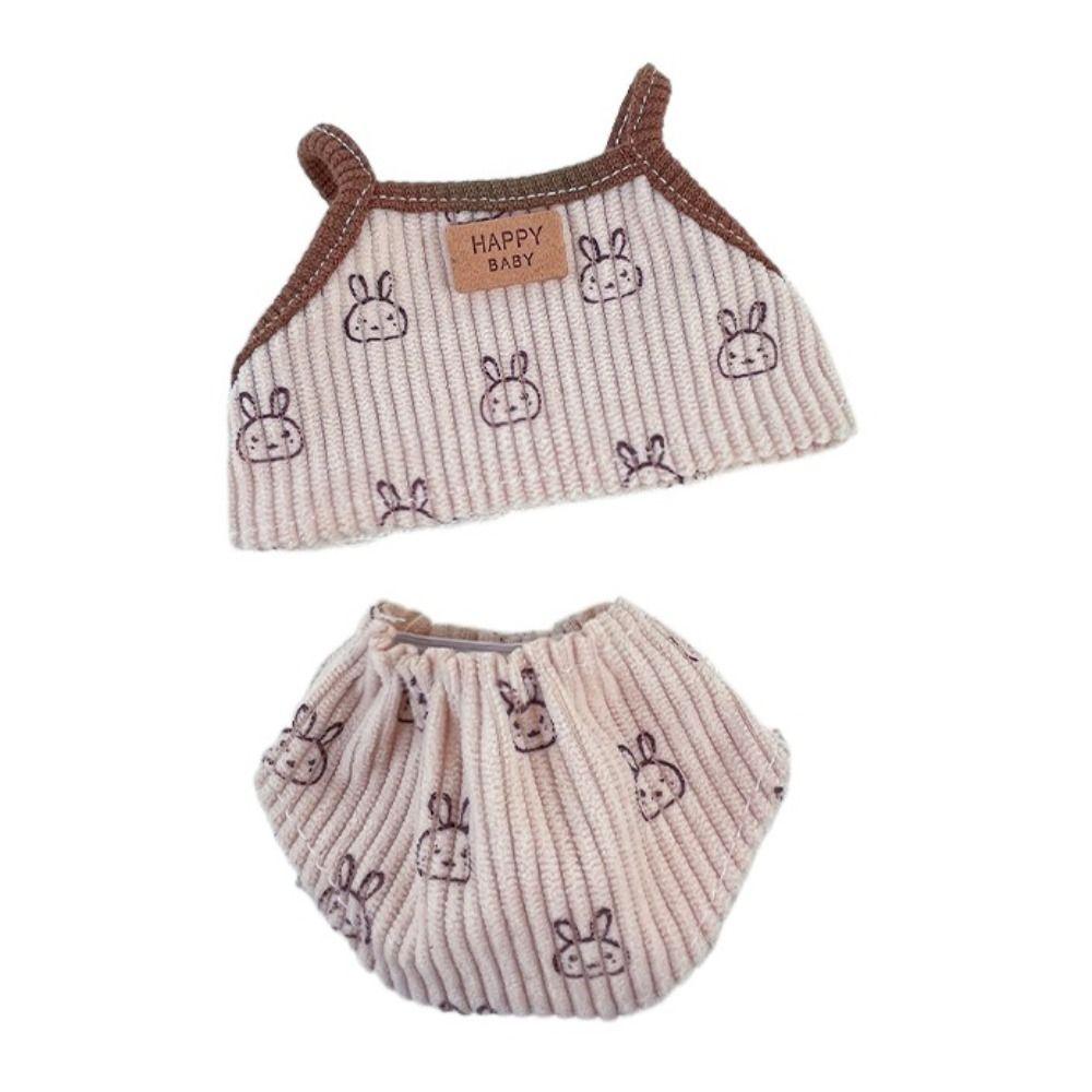 Toy Accessories Cotton Doll Dress Skirt Plush Toy Clothes 20cm Cotton Doll Clothes  Children Gift