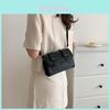 Trendy Street Style Pu Shoulder Bag For Women Fashionable Retro Small Square Bag 2023 Summer Edition