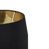 Hestia Ceramic Table Lamp Black & Gold