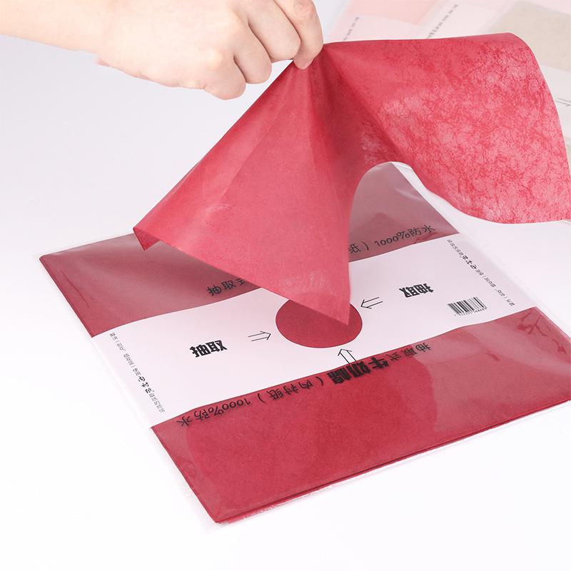 40Pcs/Set Floral Bouquet Packaging Materials Korean Extractable Milk Cotton Paper Flower Wrapping Liner Paper