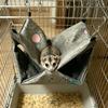 Double Layer Small Pet Hammock Waterproof Skin-Friendly Hanging Cage House Comfortable Breathable Hamster Cage Swing
