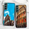 Colosseum Rome Italy Phone Case For Samsung S25 Edge S24 FE Galaxy S22 Ultra S21 Plus S20 S23 S10 Plus Cover Silicone Soft Coque