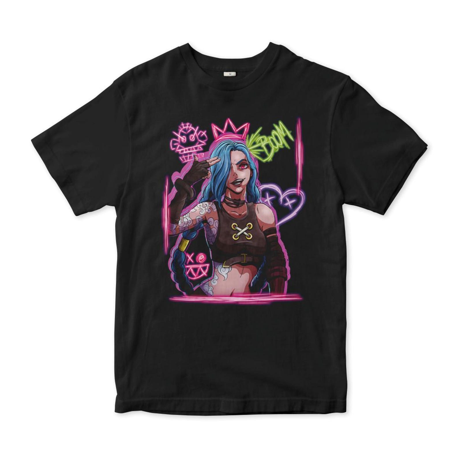 Jinx Arcane Art T-Shirt, Men s and Women s Sizes (ARC-09355) L