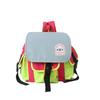 Stylish Dual Color Kindergarten Backpack For Kids Lightweight Canvas School Bag