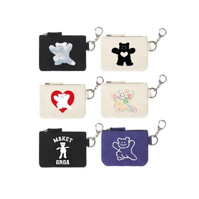 GRAVER [UNISEX] Bear Keyring Card Wallet Keyring