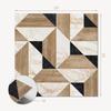 Komplet Kafelków Winylowych Samoprzylepnych Z Nadrukiem Geometryczny Wzór Płytek 20X20X20 Cm