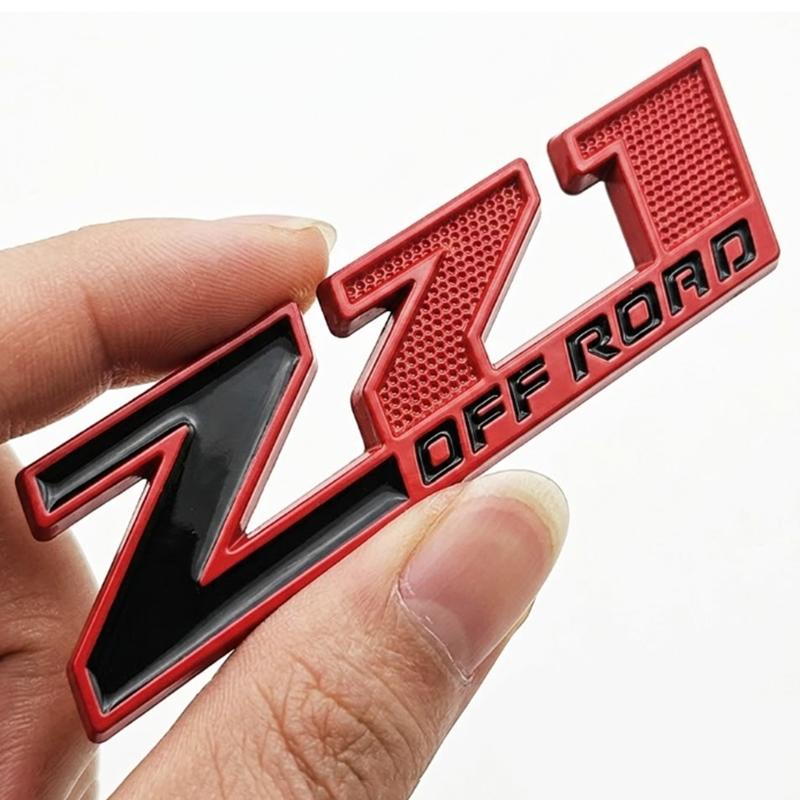 1pc Z71 Off Road Emblem Badge for Chevrolet Silverado GMC Sierra 1500 2500HD 3D Logo Fender Tailgate Decal Car Accessories