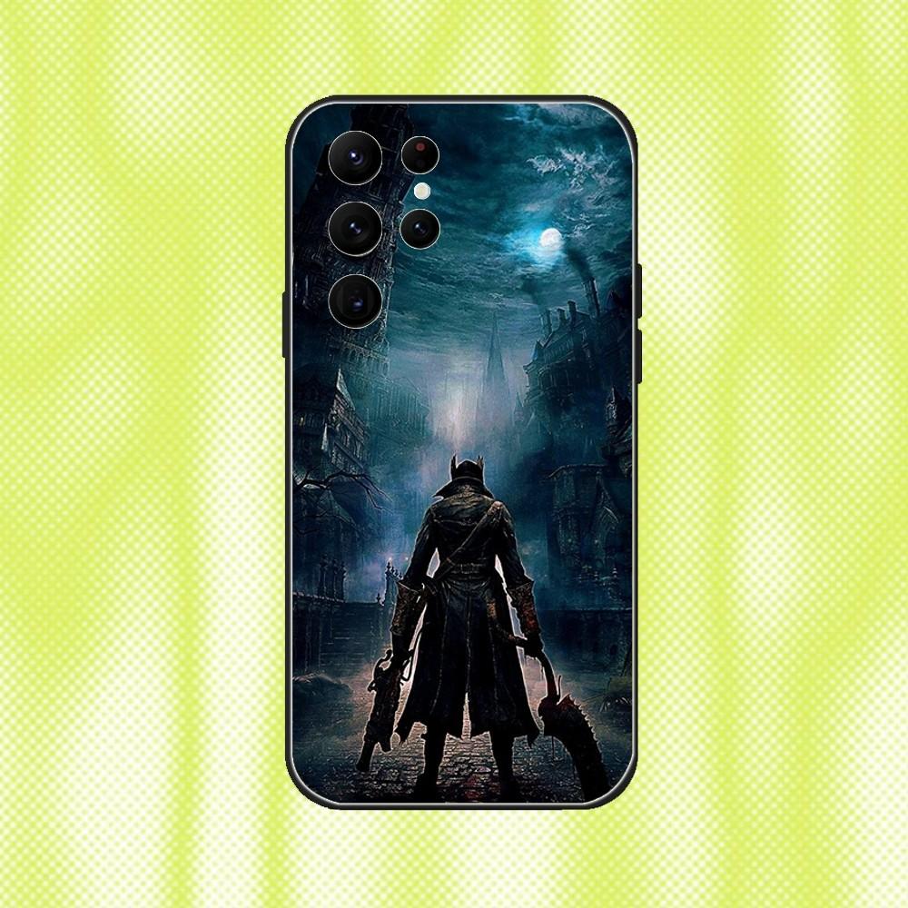 B-BloodborneS COOL Game Phone Case For Samsung S 25,24,23,22,30,21,10,9,Ultra,Plus,Lite,FE,4,5G Black Soft Case