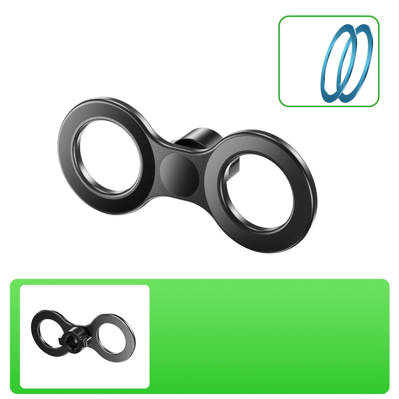 

Dual-Position Mobile Phone Mount with 17mm Double Head Magnetic Ball - Aluminum Alloy for Desktop, Live Broadcasting & Vehicle Navigation