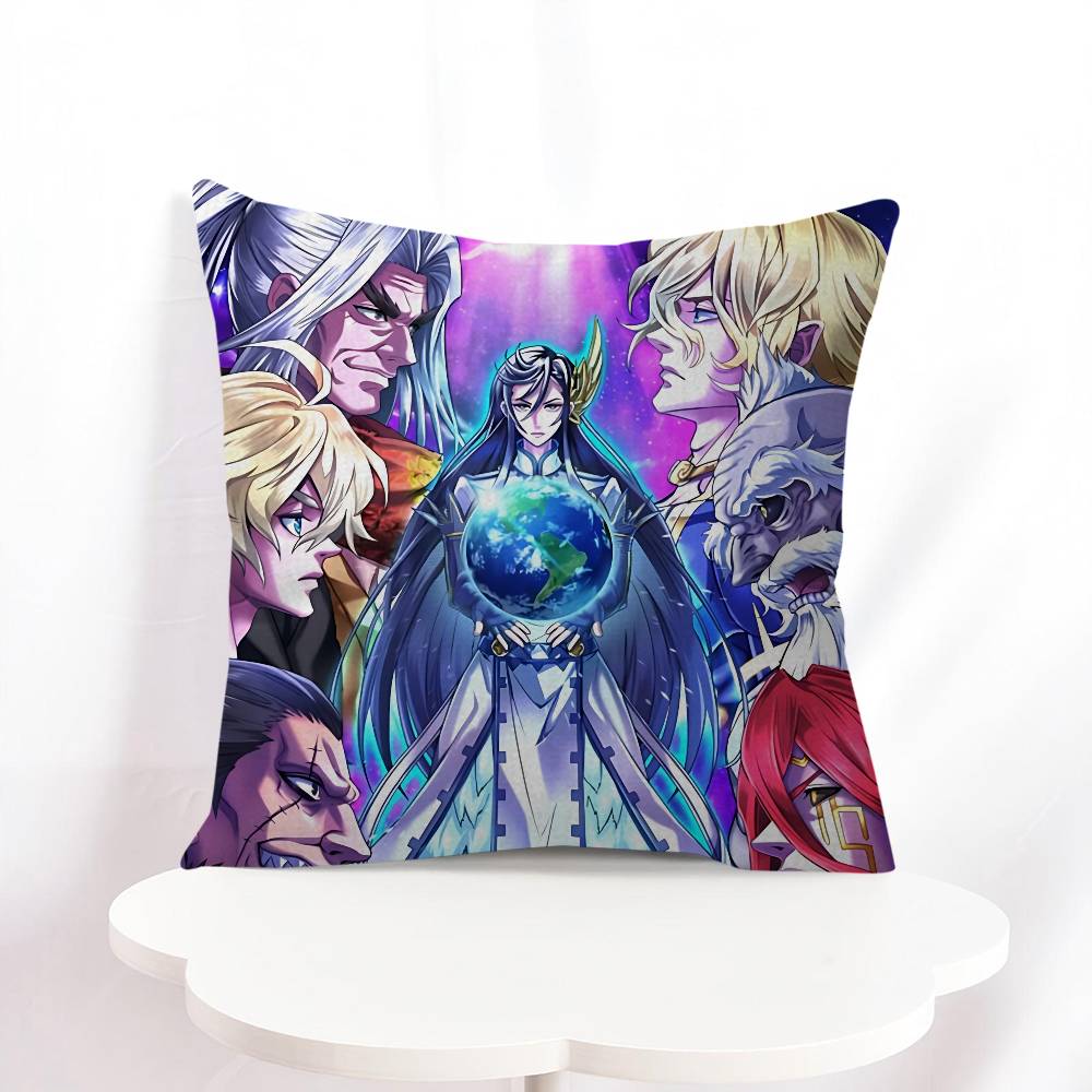 R-Record Of Ragnarok Pillowcase Toon Gift Cushion Cover Bedroom Home Sofa Chair Seat Decor Pillow Case