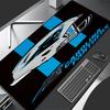 Carolina Panthers Thema Premium rutschfestes Mauspadd mit genähten Kanten, strapazierfähiges Gummi-Material, für Schreibtisch & Gaming, Tolle Geschenke