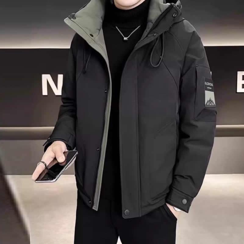 Winter 2025 Men s Insulated Hooded Workwear Jacket 2XL (150-165 jin)