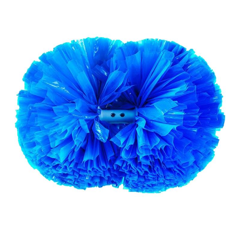 2 Pack Cheerleading Pom Poms with Baton Handle for Team Spirit Sports Dance Cheering Kids Adults for Dace Sport Competition