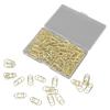 300pcs Anti Slip Design Heart Shaped Paper Clips Metal Decorative Paperclips  DIY Crafts