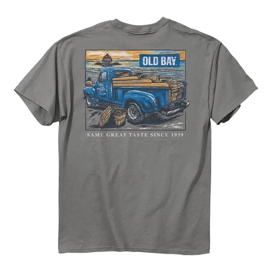 New MARYLAND my Maryland Old Bay Truckin Old Truck Sunset T Shirt 3XL