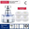 Kitchen Faucet Water Filter 360 Degree Pressurized Universal Faucet Aerator Sink Bathroom Accessories
