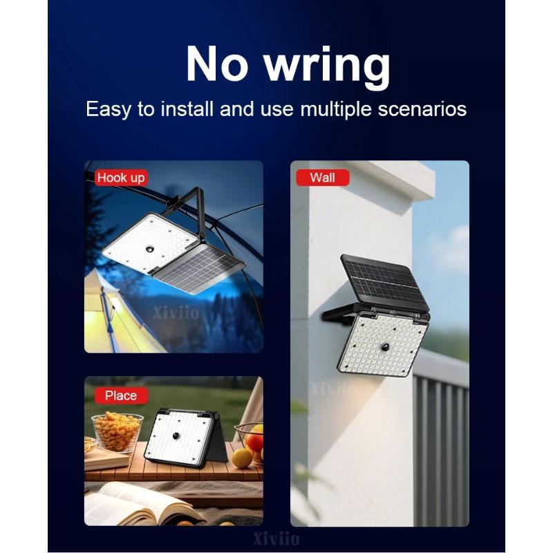 LED Solar Light Outdoor 137 LED Spotlights Waterproof Motion Sensor Human Solar Flood Security Wall Lights 3 Modes