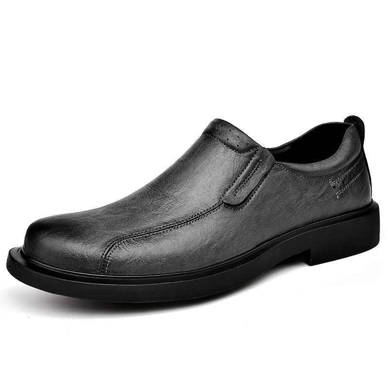 Fashion Men's Leather Shoes Slip on Dress Shoes Wedding Shoes