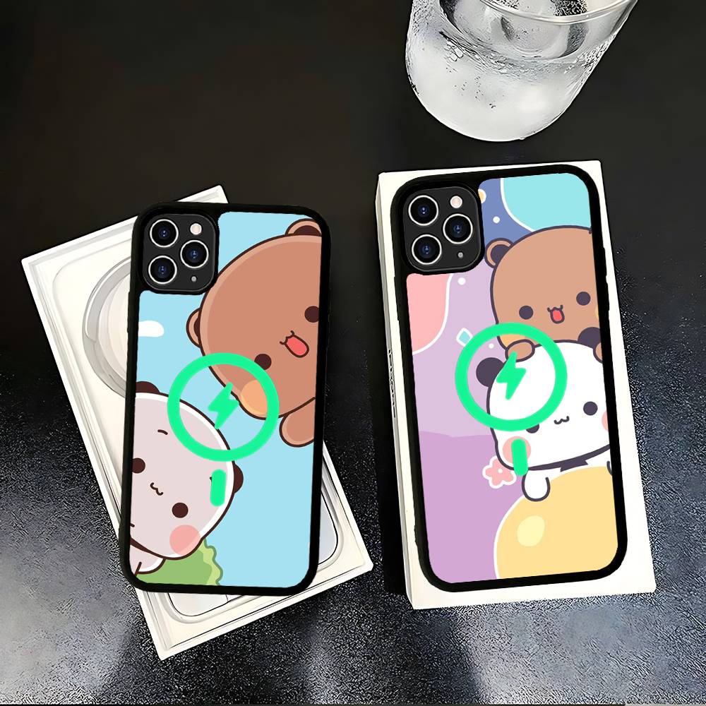 Bubu And Dudu Cute Cartoon Magnetic For Magsafe Phone Case For IPhone 17 Air 16 Pro Max 15 14 13 12 11 Protective Cover