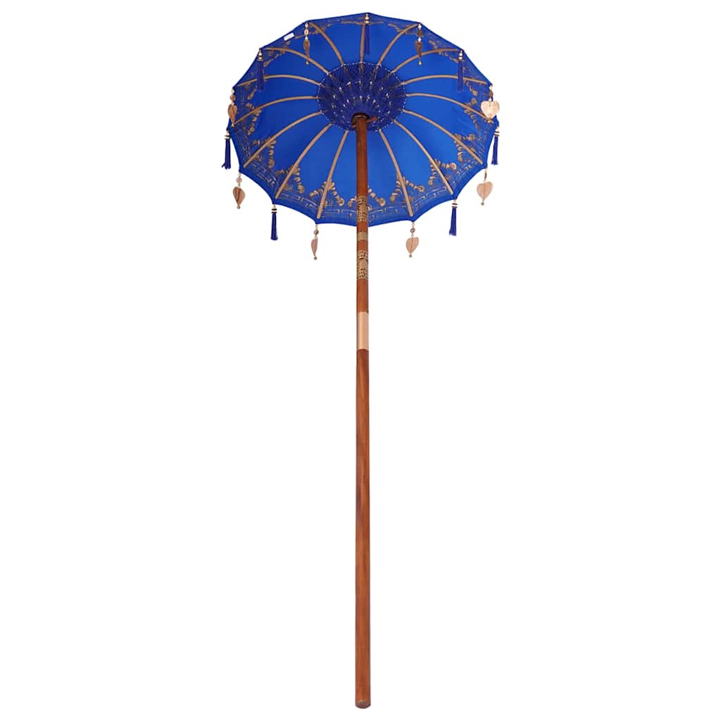 Balinese Sun Umbrella Blue 125 X 125 X 260 Cm