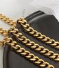 French Light Luxury Geometric Chunky Chain Bracelet, Gold-Plated Titanium Steel, Unique Design Jewelry Accessory