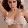 Französische Spitze Übergröße Anti-Hänge-BH-Set für Frauen