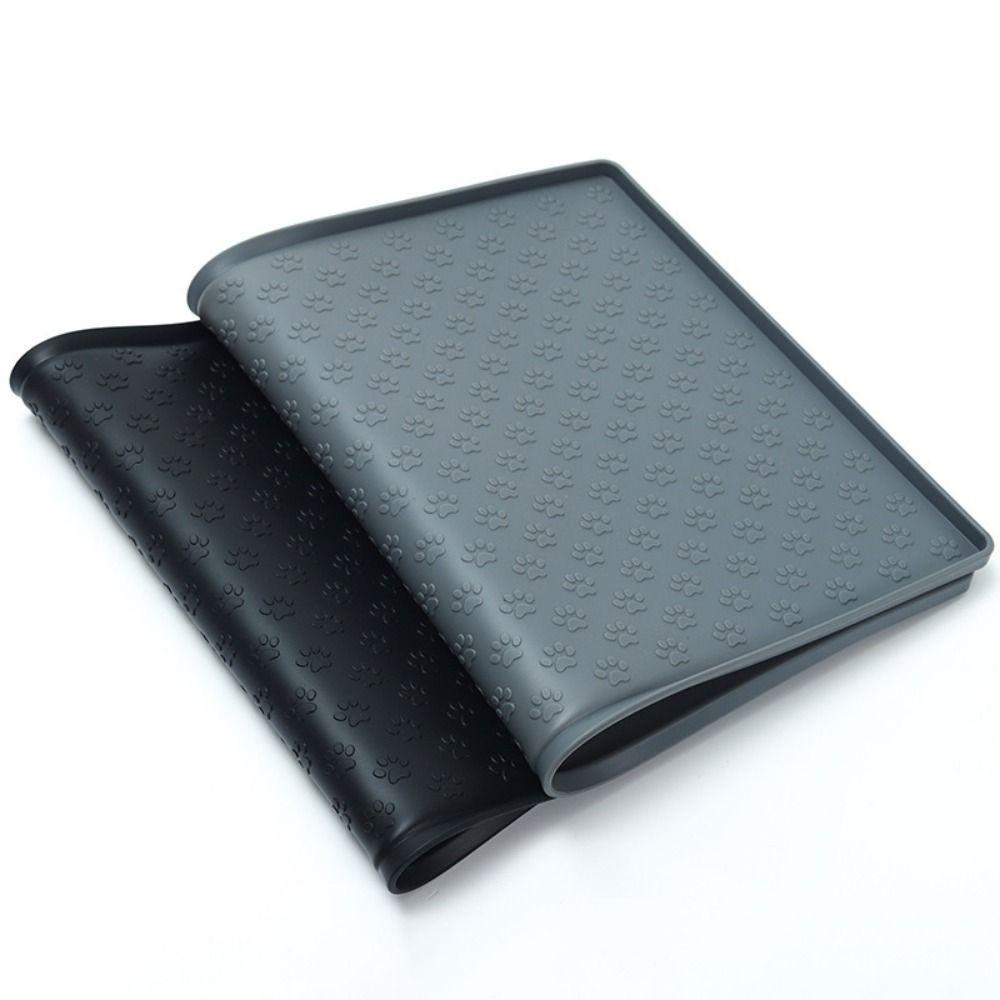 Anti overflow Pet Accessories Non-stick Dog Bowl Mat Pet Placemat Dog Feeding Mat Cat Feeder Mats