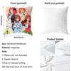 Cute The Q-Quintessential Q-Quintuplets Cushion Cover Premium Comfort Reversible Pillow Cover - Dual - Use Design for Home & Car