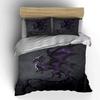 Purple Dragon with Patterns. Bedding Sets Duvet Cover Sets Duvet Covers Pillowcases(1 * Duvet Cover 2 * Pillowcases Without Duvet Insert)