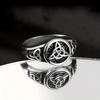 Vintage Celtic Knot Trinity Ring Witch Celtic Amulet Finger